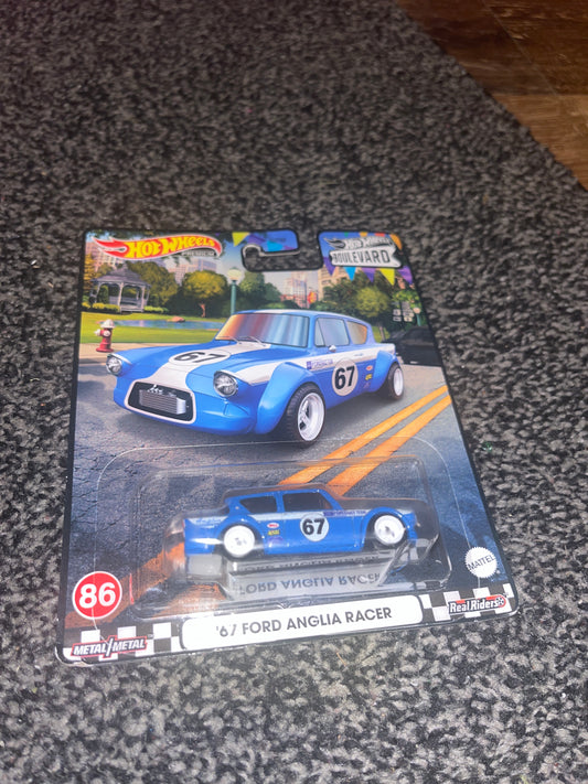 ‘67 Ford Anglia Racer. Hot wheels premium