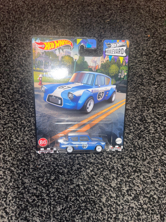 ‘67 Ford Anglia Racer. Hot wheels premium